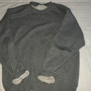 over sized sweatshirt